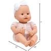 image:imageBaby Sweetheart by Battat  Medical Time 12Inch Doll for Newborn with Soft Body amp Easy  to  Read Story Book and AccessoriesBath Time
