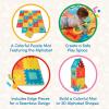 image:imageBattat  82 Pieces Foam Alphabet Floor Mat  Large 55x65in Interlocking ABC Puzzle Mat  Floor Puzzle with Removable Shapes for Babies amp Toddlers  0 Months