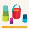 image:imageBattat  CauseandEffect Toy  Developmental Toy with Buttons amp Colors  Color Sorting Animal Toys  for Kids Toddlers Babies  18 Months  PopUp PalsStack up Cups