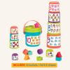 image:imageBattat  Nesting Sorter Set  19 Pieces Stacking Bucket Sort Set  10 Cups amp 8 Shapes  Educational amp Dexterity Toys  18 Months  Sort amp StackSorting Buckets