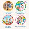 image:imageBattat  Nesting Sorter Set  19 Pieces Stacking Bucket Sort Set  10 Cups amp 8 Shapes  Educational amp Dexterity Toys  18 Months  Sort amp StackSorting Buckets