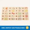 image:imageBattat  One  Match Puzzle  Alphabets Wooden Puzzle for Toddlers  Wooden Toys  Educational Toys  3 Years Self Correcting Puzzles with Storage Box ABCNumbers