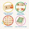 image:imageBattat  One  Match Puzzle  Alphabets Wooden Puzzle for Toddlers  Wooden Toys  Educational Toys  3 Years Self Correcting Puzzles with Storage Box ABCNumbers