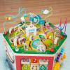 image:imageBattat  Wooden Activity Cube  City  Themed Activity Center  Educational Toys  Wooden Toys for Toddlers and Kids  1 Year Extra Large Activity Cube