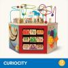 image:imageBattat  Wooden Activity Cube  City  Themed Activity Center  Educational Toys  Wooden Toys for Toddlers and Kids  1 Year Extra Large Activity Cube