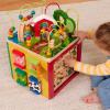 image:imageBattat  Wooden Activity Cube  City  Themed Activity Center  Educational Toys  Wooden Toys for Toddlers and Kids  1 Year Standard