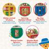 image:imageBattat  Wooden Activity Cube  City  Themed Activity Center  Educational Toys  Wooden Toys for Toddlers and Kids  1 Year Standard