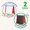 image:imageBattat  Wooden Art Easel for Kids with Magnetic Whiteboard amp Chalkboard  DoubleSided Educational Toddler Toys with 61 Art Supplies Adjustable Height amp Paper Roll Holder  Creative Learning StationArt Easel