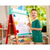 image:imageBattat  Wooden Art Easel for Kids with Magnetic Whiteboard amp Chalkboard  DoubleSided Educational Toddler Toys with 61 Art Supplies Adjustable Height amp Paper Roll Holder  Creative Learning StationArt Easel