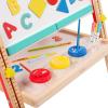 image:imageBattat  Wooden Art Easel for Kids with Magnetic Whiteboard amp Chalkboard  DoubleSided Educational Toddler Toys with 61 Art Supplies Adjustable Height amp Paper Roll Holder  Creative Learning StationArt Easel
