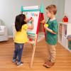 image:imageBattat  Wooden Art Easel for Kids with Magnetic Whiteboard amp Chalkboard  DoubleSided Educational Toddler Toys with 61 Art Supplies Adjustable Height amp Paper Roll Holder  Creative Learning StationArt Easel