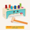 image:imageBattat  Wooden Hammer Toy for Kids Toddlers  Pounding Bench with Pegs and Mallet  Colorful Developmental Toy  1 Year   Pound amp Count BenchWooden Pounding Pegs