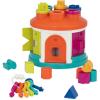 image:imageBattat  Shape amp Color Sorting Toy  Developmental Toy  Pattern Matching Game  Color  Coded Keys  2 Years  Shape Sorter House