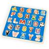 image:imageBattat  Wooden ABC Peg Puzzle for Toddlers  Educational Shape Sorter with Colorful Critters  Early Learning Fine Motor Skills Toys for 2 Year OldsAlphabets