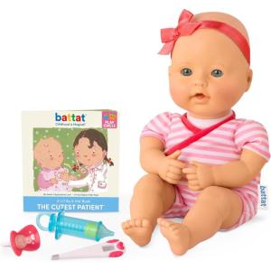 image:imageBaby Sweetheart by Battat  Medical Time 12Inch Doll for Newborn with Soft Body amp Easy  to  Read Story Book and AccessoriesMedical Time