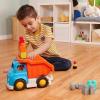 image:imageBattat  Building Blocks  47 Pieces Brick Set  Colorful amp Chunky Bricks  Unique Wheel Bricks  12 Months  Locbloc Red Builders WagonDump Truck