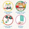 image:imageBattat  Building Blocks  47 Pieces Brick Set  Colorful amp Chunky Bricks  Unique Wheel Bricks  12 Months  Locbloc Red Builders WagonRescue Truck