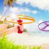 image:imageBattat  Flying Disc Toy  2 Launchers amp 4 Discs  Helicopter Playset  Outdoor Toys for Summer  3 Years Skyrocopter
