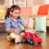 image:imageBattat  Green Recycling Truck  Classic Toddler Trucks  Eco  Friendly Toy  Soft Rubber Wheels  18 Months  Garbage TruckFire Truck