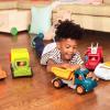 image:imageBattat  Green Recycling Truck  Classic Toddler Trucks  Eco  Friendly Toy  Soft Rubber Wheels  18 Months  Garbage TruckFront End Loader Truck
