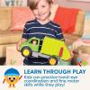 image:imageBattat  Green Recycling Truck  Classic Toddler Trucks  Eco  Friendly Toy  Soft Rubber Wheels  18 Months  Garbage TruckGarbage Truck