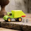 image:imageBattat  Green Recycling Truck  Classic Toddler Trucks  Eco  Friendly Toy  Soft Rubber Wheels  18 Months  Garbage TruckGarbage Truck