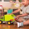 image:imageBattat  Green Recycling Truck  Classic Toddler Trucks  Eco  Friendly Toy  Soft Rubber Wheels  18 Months  Garbage TruckGarbage Truck
