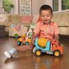 image:imageBattat  Green Recycling Truck  Classic Toddler Trucks  Eco  Friendly Toy  Soft Rubber Wheels  18 Months  Garbage TruckSpinning Cement Truck