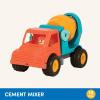image:imageBattat  Green Recycling Truck  Classic Toddler Trucks  Eco  Friendly Toy  Soft Rubber Wheels  18 Months  Garbage TruckSpinning Cement Truck