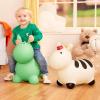 image:imageBattat  Inflatable Zebra Bouncer  Air Pump Included  Bouncy Animal  Soft amp Safe  18 Months  Hoppin ZebraDinosaur