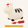 image:imageBattat  Inflatable Zebra Bouncer  Air Pump Included  Bouncy Animal  Soft amp Safe  18 Months  Hoppin ZebraZebra