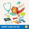 image:imageBattat  Mini Vet Playset 11 Pieces  Plush Dog amp Carrier  Stickers amp Checklist  Toy Stethoscope amp Bone  2 Years  Puppy Care Vet Kit