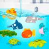 image:imageBattat  Paddling Bath Toys  4  Pack Tub Animals  Water amp Beach  2 Years  Wind  Up Tubbies  Turtle Fish Crocodile WhaleBath Toys
