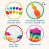 image:imageBattat  Paddling Bath Toys  4  Pack Tub Animals  Water amp Beach  2 Years  Wind  Up Tubbies  Turtle Fish Crocodile WhaleStacking Boats
