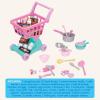 image:imageBattat  Play Circle  Shopping Cart  Toy Food  Play Kitchen for Toddlers  Pretend Play  Shopping Day Grocery Cart  2 YearsShopping Cart  Grocery Set 50 Pcs