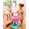 image:imageBattat  Play Circle  Shopping Cart  Toy Food  Play Kitchen for Toddlers  Pretend Play  Shopping Day Grocery Cart  2 YearsShopping Cart Pink
