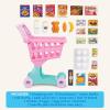 image:imageBattat  Play Circle  Shopping Cart  Toy Food  Play Kitchen for Toddlers  Pretend Play  Shopping Day Grocery Cart  2 YearsShopping Cart Pink