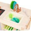 image:imageBattat  Play Kitchen amp Market  Toddler  Friendly Size  Chalkboard Menu amp Oven Dials  25 Toy Cooking Accessories  2 Years  Two n One Cookin FunPlay Kitchen