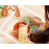 image:imageBattat  Play Kitchen amp Market  Toddler  Friendly Size  Chalkboard Menu amp Oven Dials  25 Toy Cooking Accessories  2 Years  Two n One Cookin FunPlay Kitchen