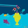 image:imageBattat  Play Rod amp Reel  Wind  Up Magnetic Lure  2 Rods amp 4 Colorful Fish  Beach amp Water Toys  3 Years Magnetic Fishing SetMagnetic Fishing Set