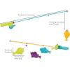 image:imageBattat  Play Rod amp Reel  Wind  Up Magnetic Lure  2 Rods amp 4 Colorful Fish  Beach amp Water Toys  3 Years Magnetic Fishing SetMagnetic Fishing Set