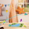 image:imageBattat  Play Rod amp Reel  Wind  Up Magnetic Lure  2 Rods amp 4 Colorful Fish  Beach amp Water Toys  3 Years Magnetic Fishing SetMagnetic Fishing Set