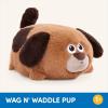 image:imageBattat  Plush Crawling Toy Dog  Interactive Stuffed Animal  Toy Puppy with Movement amp Sounds  Tummy Time Toys for Toddlers  12 Months  Wag n Waddle PupDog