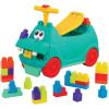 image:imageBattat  STEM Scooter  26 Building Bricks  Lights amp Sounds  Storage Seat  12 Months  Hippo Ride  On with Large Locblocs