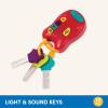 image:imageBattat  Toy Car Keys Set  3 Keys amp Remote with 4 Fun Sounds  Mini Flashlight  with Fob for Baby Toddler  10 Months Keys