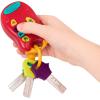 image:imageBattat  Toy Car Keys Set  3 Keys amp Remote with 4 Fun Sounds  Mini Flashlight  with Fob for Baby Toddler  10 Months Keys