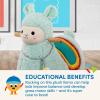image:imageBattat  Zebra Rocking Horse  Wooden Rocker amp Plush Body  Active Play Toy  Sturdy amp Durable  12 Months  Rockin ZebraLlama