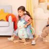 image:imageBattat  Zebra Rocking Horse  Wooden Rocker amp Plush Body  Active Play Toy  Sturdy amp Durable  12 Months  Rockin ZebraLlama