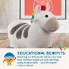 image:imageBattat  Zebra Rocking Horse  Wooden Rocker amp Plush Body  Active Play Toy  Sturdy amp Durable  12 Months  Rockin ZebraZebra