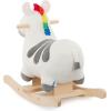 image:imageBattat  Zebra Rocking Horse  Wooden Rocker amp Plush Body  Active Play Toy  Sturdy amp Durable  12 Months  Rockin ZebraZebra